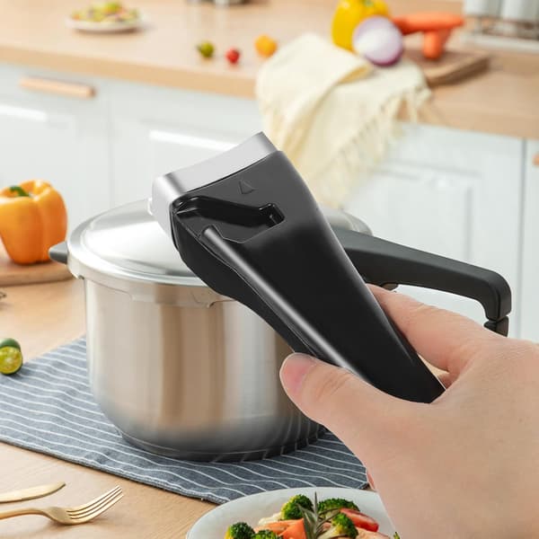 Pressure Cooker Handle Replacement 1 Pair Ergonomic Bakelite Handles with Reliable Grip