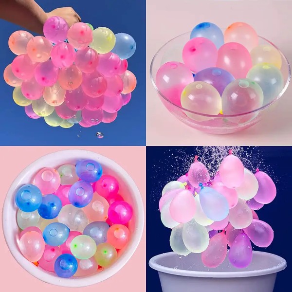 Hurtigfyllende selvforseglende vannballonger for utendørs familie, venner, sommermoro for barn, Amazon Exclusive (6 Pack)