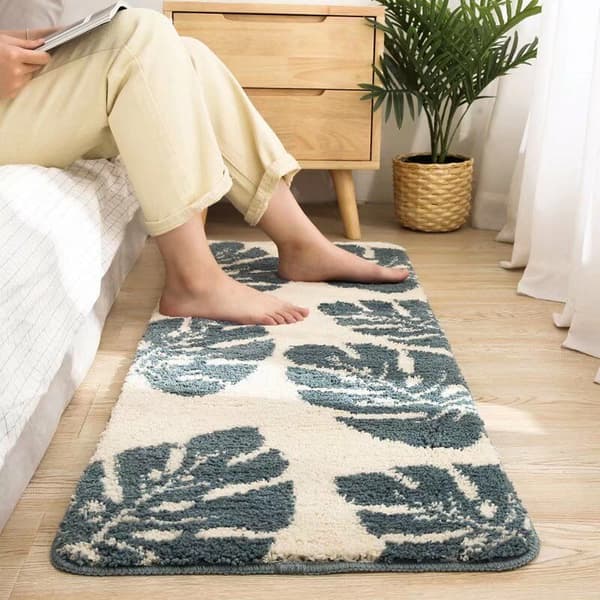 Bedroom Kitchen Bathroom Bed Mat Non-slip Rug 45x120cm