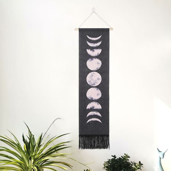 Moon Lunar Print Wall Hanging Tapestry Decor for Dorm Home Decor