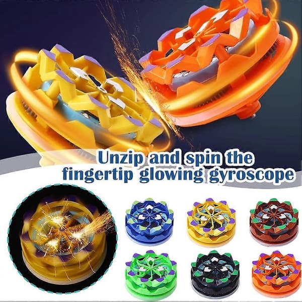 Gyro, Handheld Gyro, Luminous Spinning Gyro Battle Decompression Toy