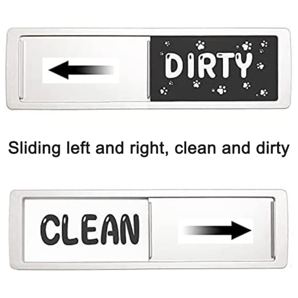 Magnetic Dishwasher Sign - Clean/Dirty