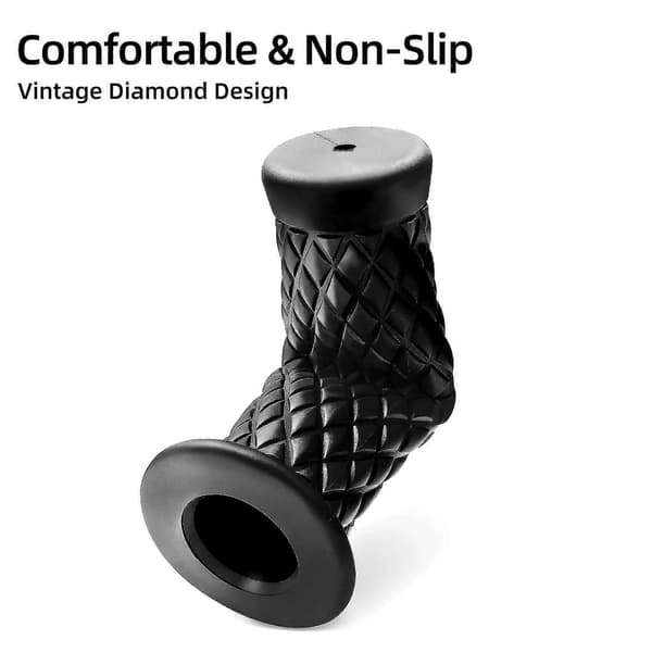 Motorcycle Handlebar Non-slip Rubber Handlebar End Thruster Grips 7/8\" Motorcycle Comfort Handlebar Grips Thruster Grips