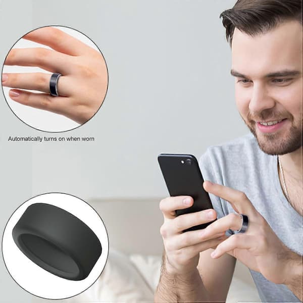 Silikonringskydd för Oura Ring Gen 3 Fungerande Anti-Fall Anti-Slip Ut Elastiskt Skydd S(Ho)