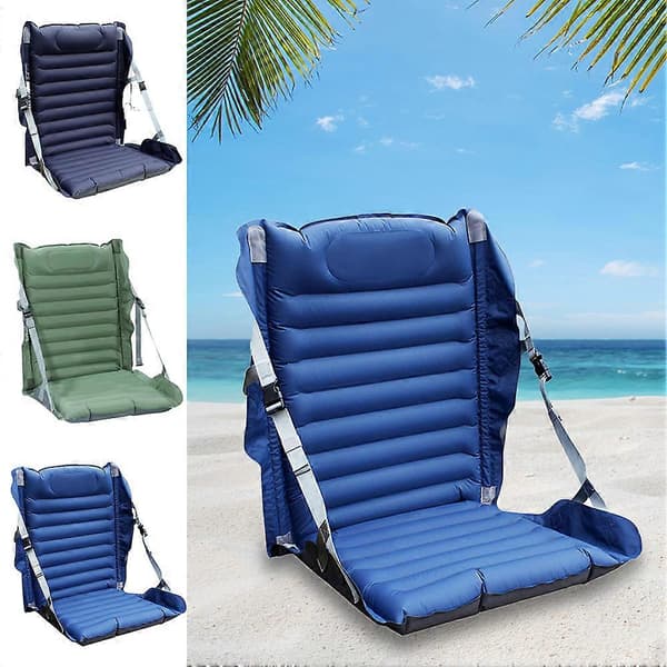 Portable Air Cushion Inflatable Camping Folding Outdoor Chairs Multi-angle Adjustable High-strength Support Camping Hiking Accessories