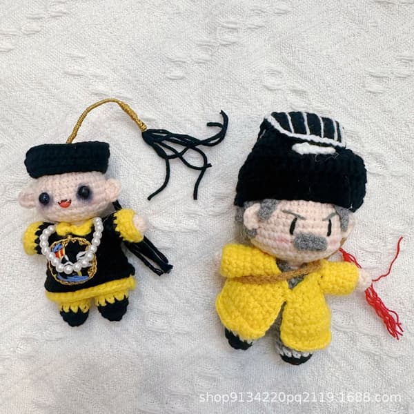 Håndlavet Hæklet Dukke Nøglering Sød Strikket Legetøj Taske Charm Gave*Witch Hunter 2* Witch Hunter 2 Witch Hunter 2