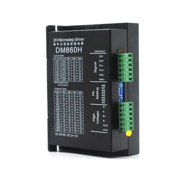 Microstep Drive DM860H DSP Digital Typ 57/86 Stepper Motor Driver with Fan for DMA