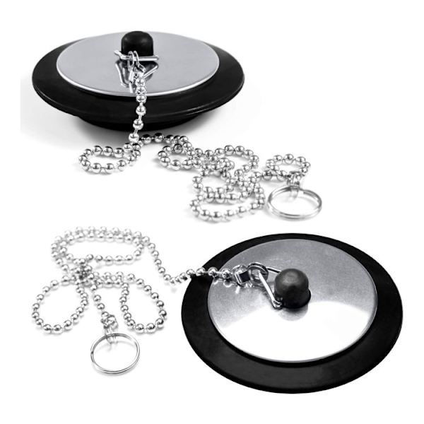 Rubber Drain, Rubber Bath Plug, with Ball Chain Bath
