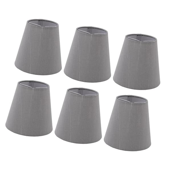 6-pack tyglampskärmar, bra ljusgenomsläpplighet, E14, ljusmanschett, klassisk tyglampskärm för sovrum 1.2 1.2