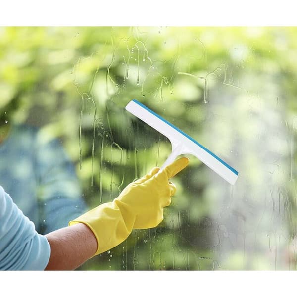 Cleaning Mop Brush Squeegee Squeegee for Home Bathroom Kitchen Car Glass Blue