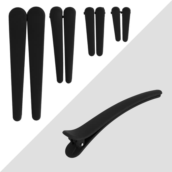 10 Makeup Clips, Non-marking Duckbill Clips Frosted 4.5 cm