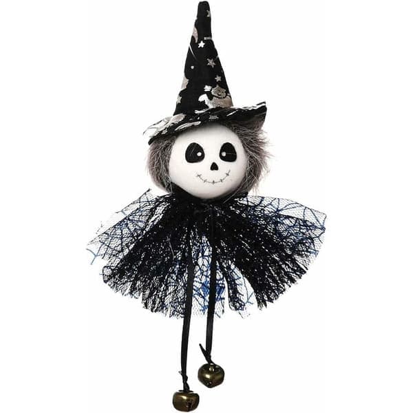 Halloweenfestdekoration Græskar Spøgelse Heks Sort Kat Charm Halloween Tema Design