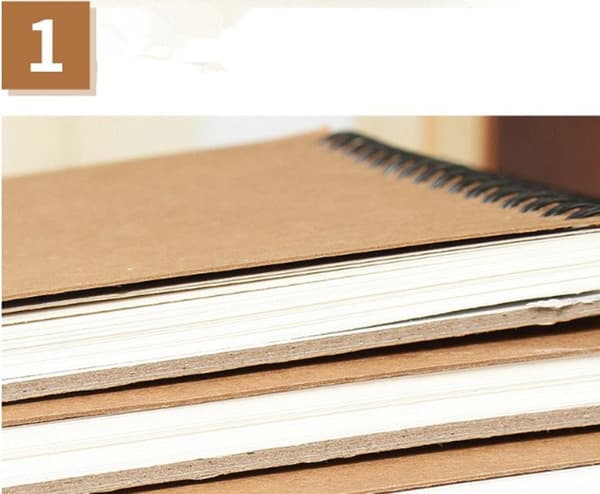 Drawing Pad Sketchbook Drawing Pad, 30 Sheets Sketchbook with Spiral Binding A4
