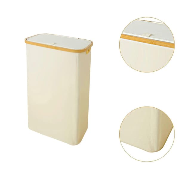 Laundry Basket, Dirty Clothes Hamper with Lid, Storage Basket, Clothes Storage Organizer for Indoor Laundry Storage