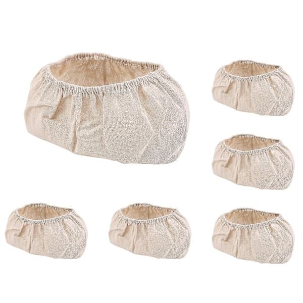 Oval Bread Baskets with Lids in Natural Rattan for Baking Dough and Sourdough