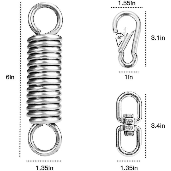 Hanging Egg Chair Spring Hanging Chair, Hanging Chair Swing Spring, Load Capacity Up To 250kg