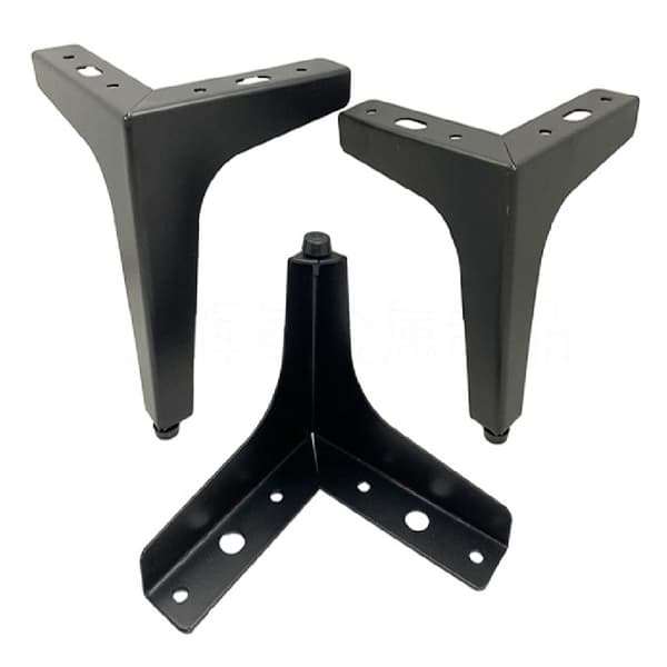 Modern Triangular Metal Furniture Legs (13 cm high)