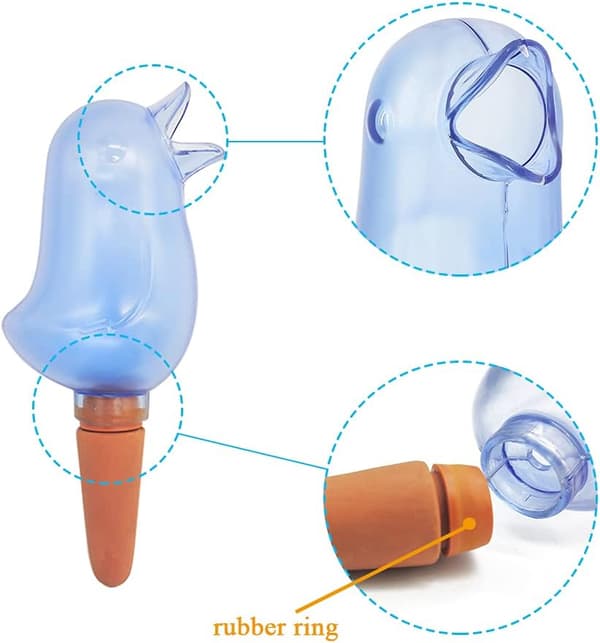 Automatiske vanningskuler, transparente plantevannere
