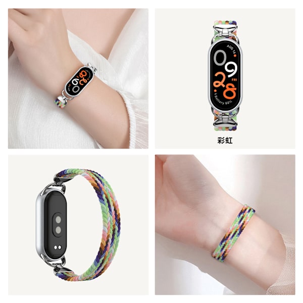 Stilig elastisk nylonarmbånd til Xiaomi Mi Band 9
