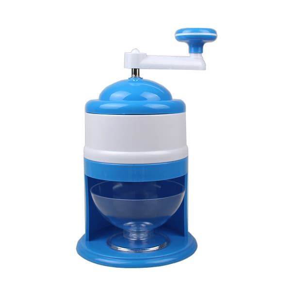 Portable Ice Maker Manual Ice Crusher Shaved Ice Cone Machine for Home Kitchen