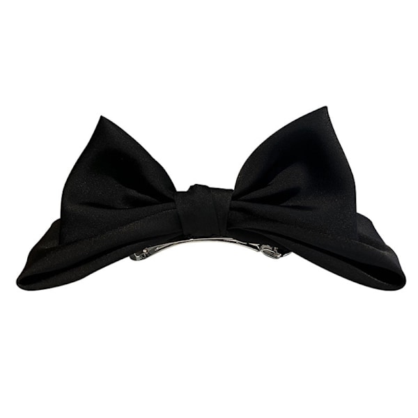2 kpl Suuret Hiusholkki Klipsit Silkki Hiusholkki Klipsit Yksivärinen Suuri Jousi Solmu Hiuspihdit Elegantti Ranskalainen Tyyli Naisille Vintage H