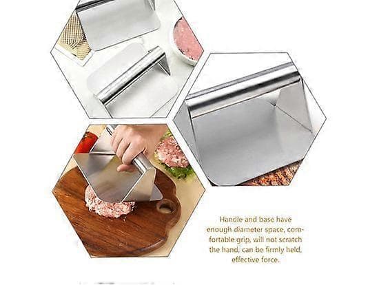 Stainless Steel Meat Press, Heavy Duty Steak, Home Tool, Griddles, Hamburger, Bacon