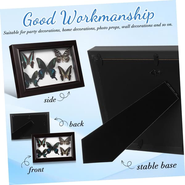 Handmade Butterfly Specimen Wall Art Frame, Wall Hanging Ornament Frame