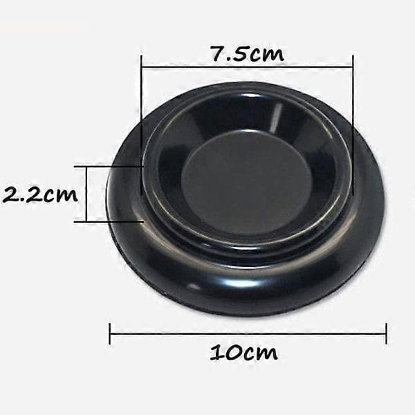 Solid Wood Piano Casters with Foam Bumper, Solid Piano Wheels for Piano, ABS Furniture Foot Pads, Black
