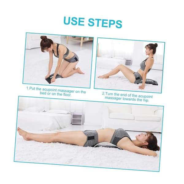 Back Arch for Spinal Adjustment and Lumbar Support Ergonomic Waist Stretching Device for Back and Posture