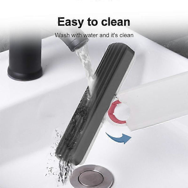 Powerful Squeeze Mini Mop Foldable Home Cleaning Mops With Sponge Self-Squeezing Floor Washing Mops Desktop Window Car Cleaning Tools