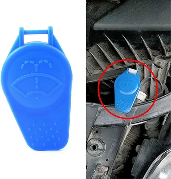 Replacement Windshield Washer Reservoir Cap for Mondeo 2007-2014 Galaxy 2006-2015 3M5117632AB (FMY)