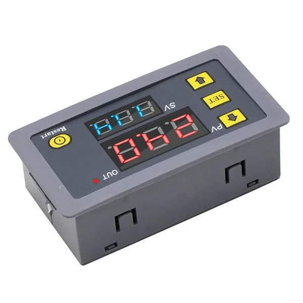 T3230 Time AC 20A 0-999 timer automatisering og programmerbart relæ 110-220V med dobbelt LED-display forsinkelse til elektrisk styring