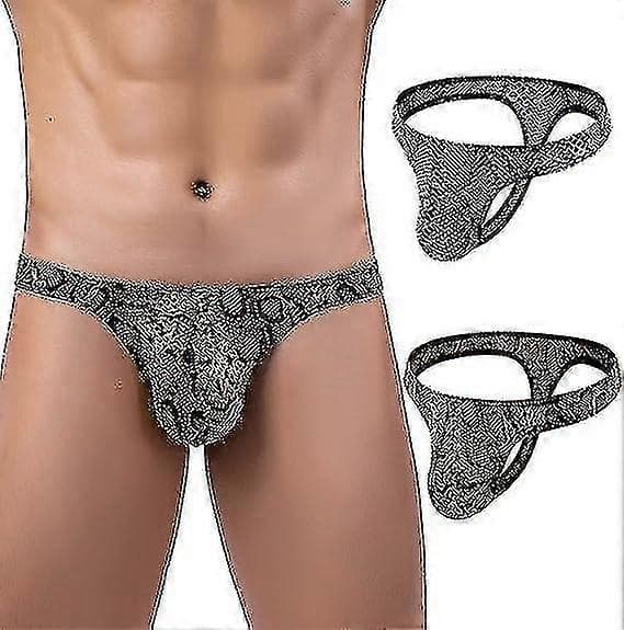 Miesten leopardikuvioiset tanga G-string alusvaatteet