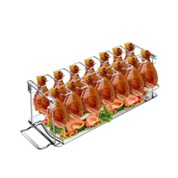 Kyllingstativ - Kyllingbenstativ - BBQ Kyllingstativ - Kraftig utførelse