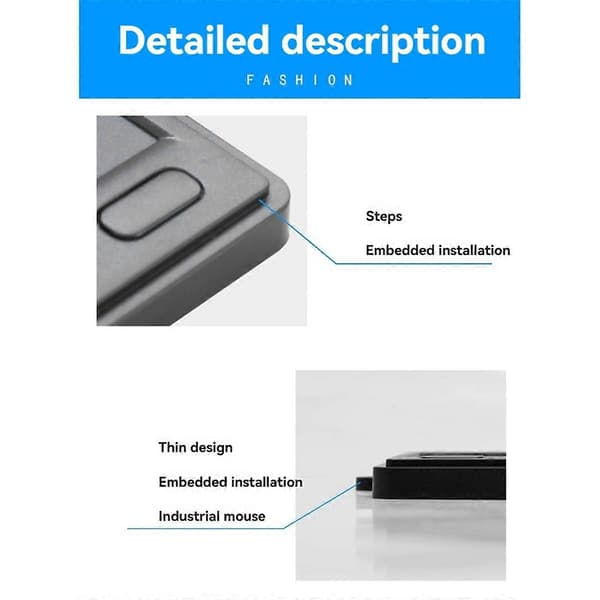 Wired USB Trackpad Mouse for Desktop and Laptop, Portable Trackpad with Enhanced Touch Sensitivity