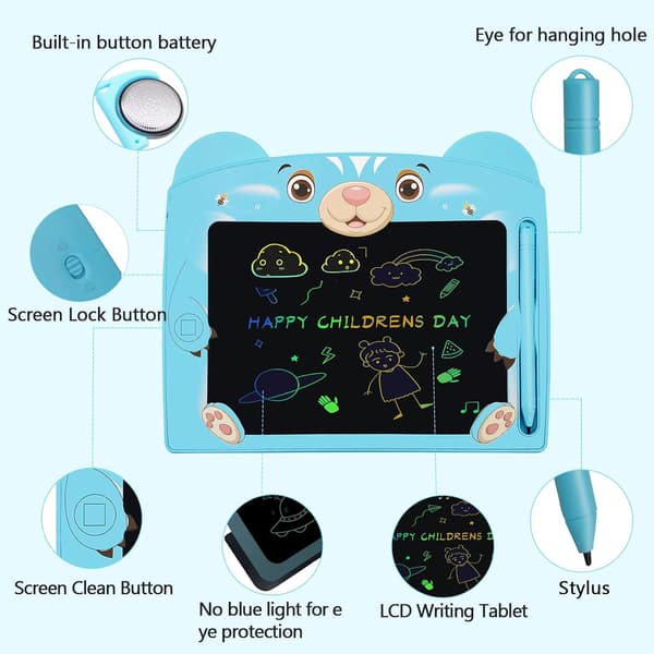 12 tommer LCD-skriveplade med sletbar funktion ...