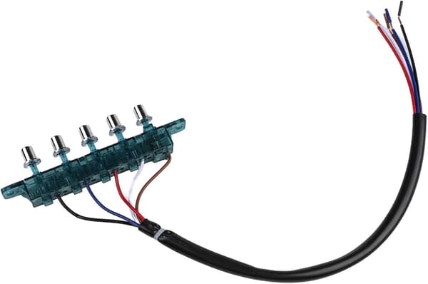 5-knaps emhætte del og funktion PC-brug switch controller udskiftning med lyslås materiale kontrolpanel til køkken