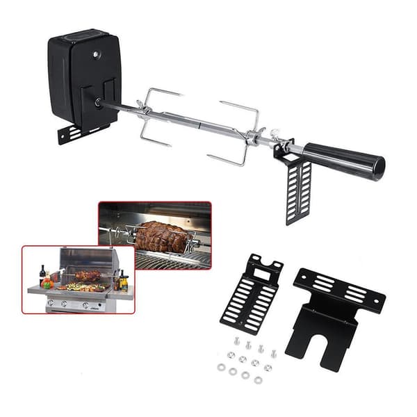 2st Grill Rotisserie Monteringsfäste Set Vanligt Universal för Grill