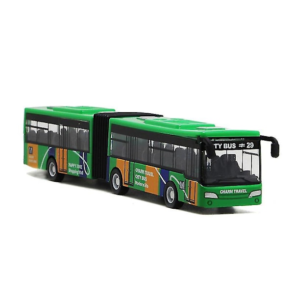 Leksaksbil i legering, dra tillbaka leksaksbil, minibussmodell, mobil leksaksbil i gjuten metall, roliga presenter, leksaker för pojkar, barn, grön