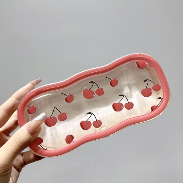 Hard Shell Glasses Case, Transparent wxspss Case, Cute Case for Sunglasses and Reading Glasses