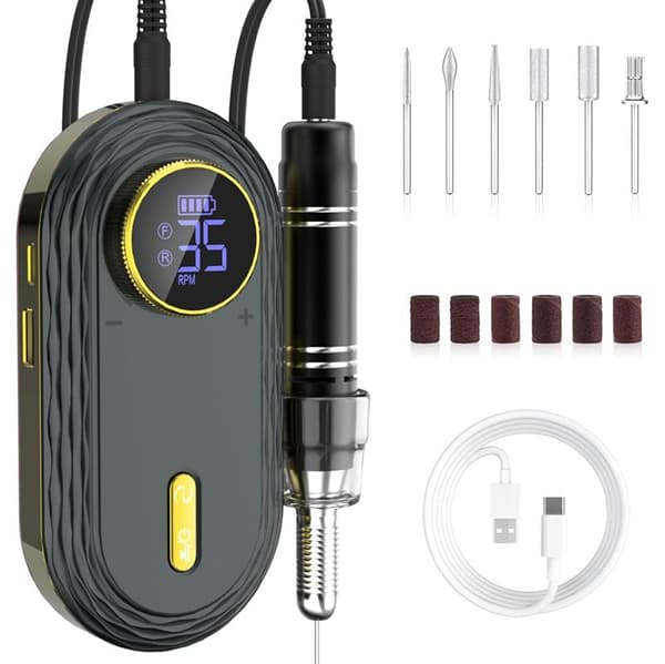 UNIQ Pro Wizard elektrisk nagelfil (35 000 varv/min)[ht]