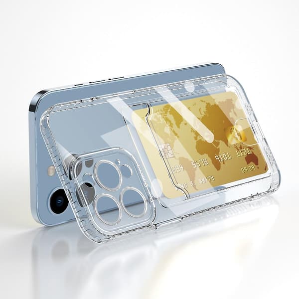 Kortlomme Gennemsigtigt Cover til iPhone 13 Pro Max