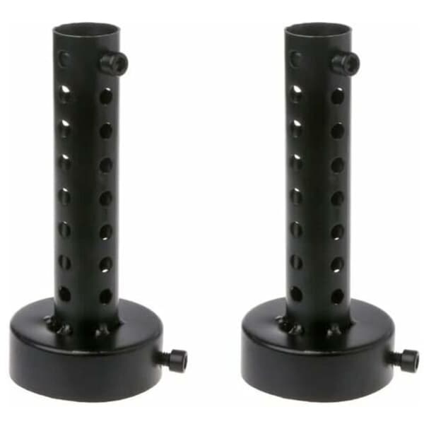 60MM Black Motorcycle Exhaust Muffler, 2 PCS Universal for Motorcycle Exhaust Pipe, Short Muffler Insert