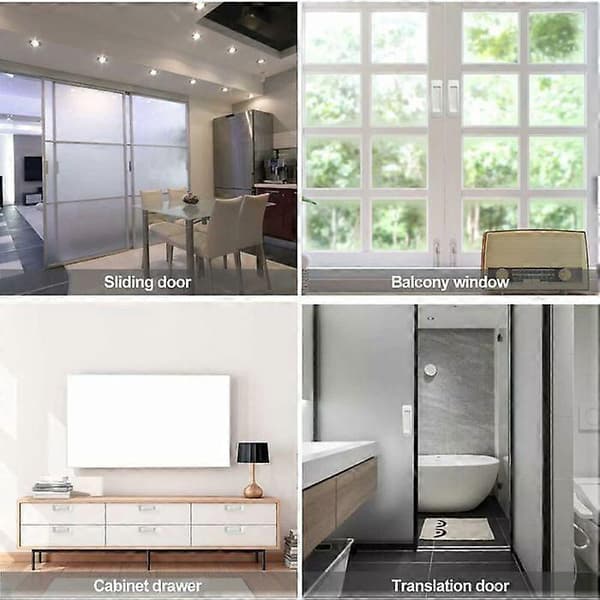 Self-adhesive sliding door handle with double-sided tape for cabinets, windows, refrigerators, drawers