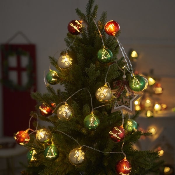 Joulukoristeet, akkukäyttöiset valot makuuhuoneeseen, puutarhaan, juhliin, häihin A 1.5M