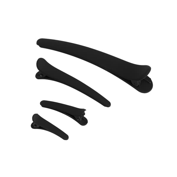 10 Makeup Clips, Non-marking Duckbill Clips Frosted 4.5 cm