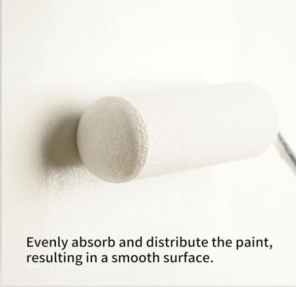 Mini Foam Paint Roller, Small Foam Roller 6*5cm, Paint Roller Cover + Paint Roller Frame + Small Paint Tray