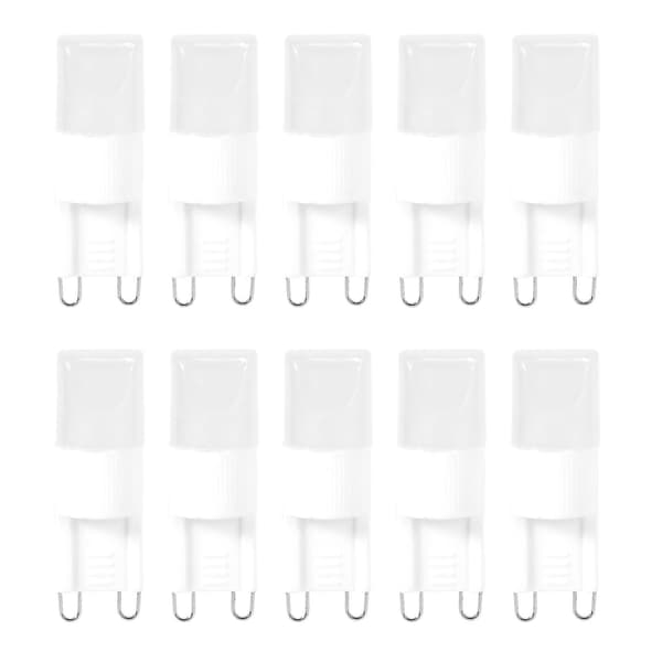10x G9 1w LED High Brightness Bulb Warm White 3500 K