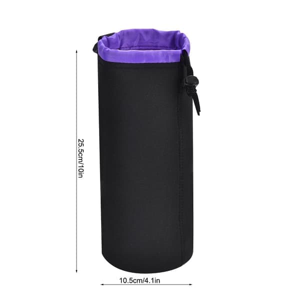 Caden Shockproof Protective Camera Lens Pouch with Drawstring for DSLR (XL)
