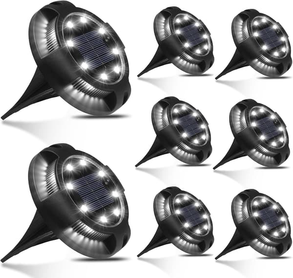 Solar Lights, Solar Ground Lights Outdoor Garden Lighting Landscape